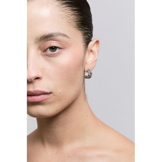 Brinco Argola Mini Light Grume Classics Prata Boho